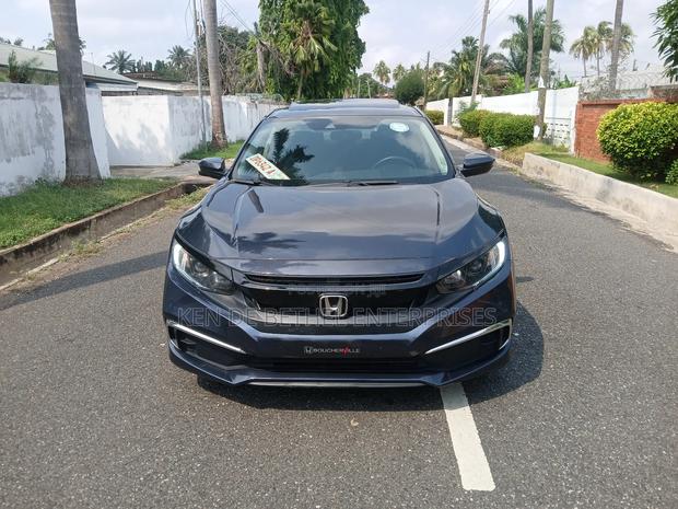 Honda Civic EX 2021 Teal photo 3