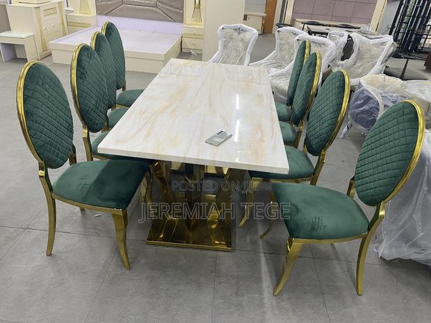 Modern Marble Dining Set photo 3
