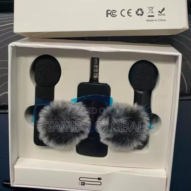 Professional 4-in-1 Wireless Lavalier Microphone – iPhone Android photo 2