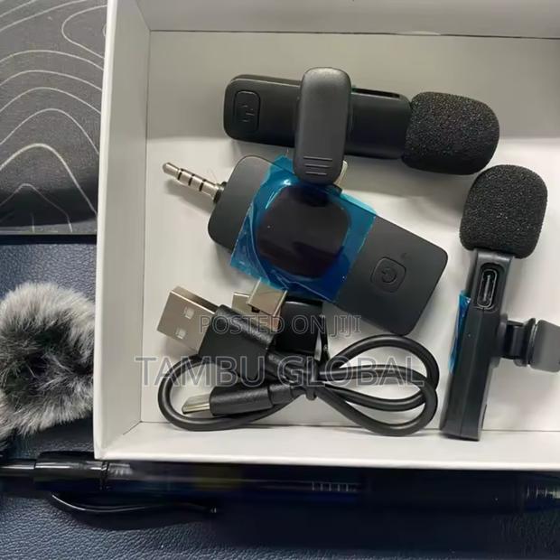 Professional 4-in-1 Wireless Lavalier Microphone – iPhone Android photo 4