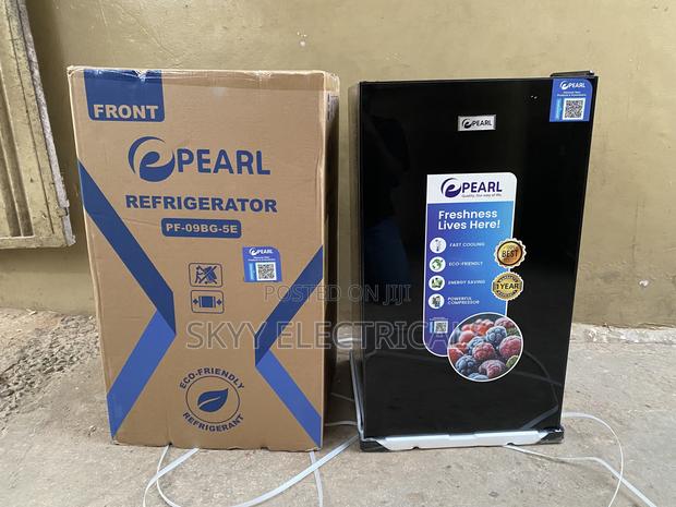 Pf-09bg-5e Pearl 91liters Black Mirror Table Top Fridge photo 2