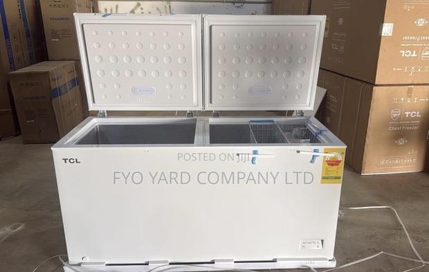 TCL 660 Litre Double Door, Super Freezer Storage Basket