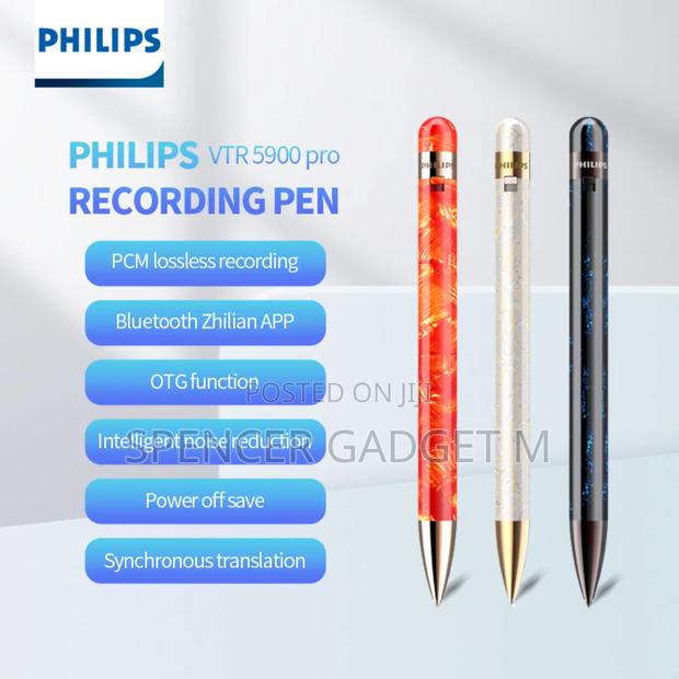 Philips Pen Voice Recorder 16gb Bluetooth Recording Vtr5900 Pro photo 3