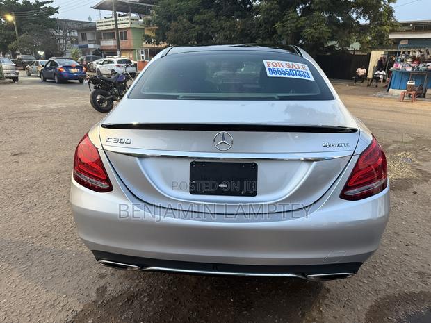 Mercedes-Benz C300 Luxury 4Matic Sedan AWD (2.0L 4cyl 7A) 2016 Silver