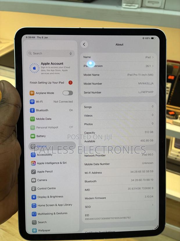 Apple iPad Pro 11 (2024) 512 GB Gray photo 3