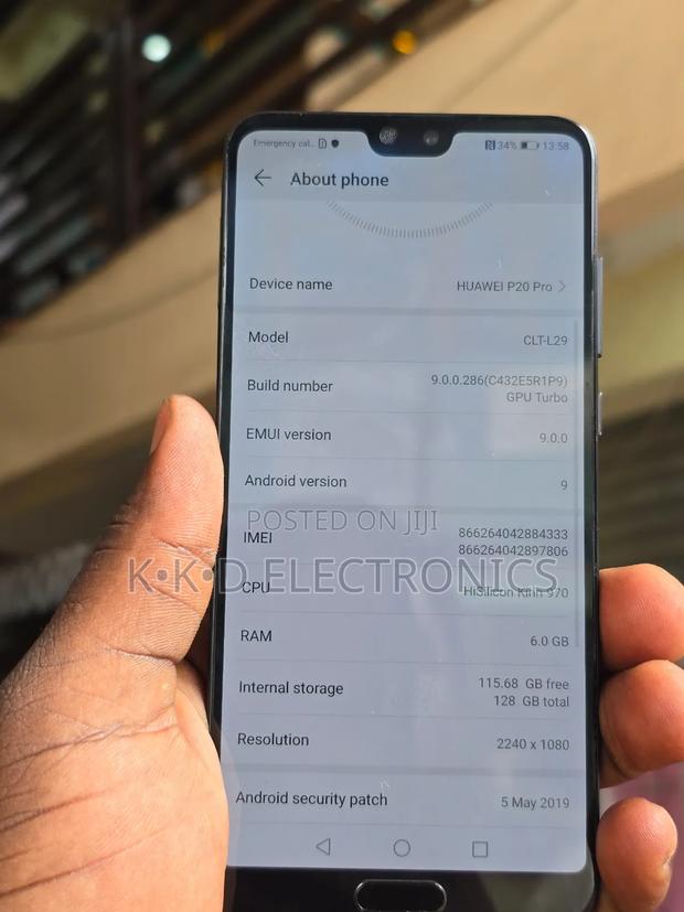 Huawei P20 Pro 128 GB Black photo 4