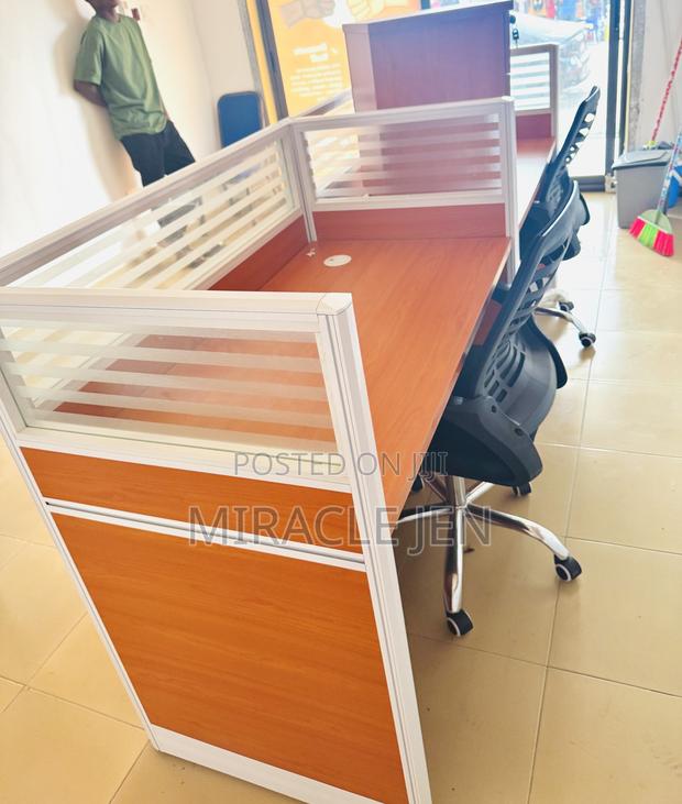 Work Station 2 in 1 With Office Chairs and Drawers photo 6