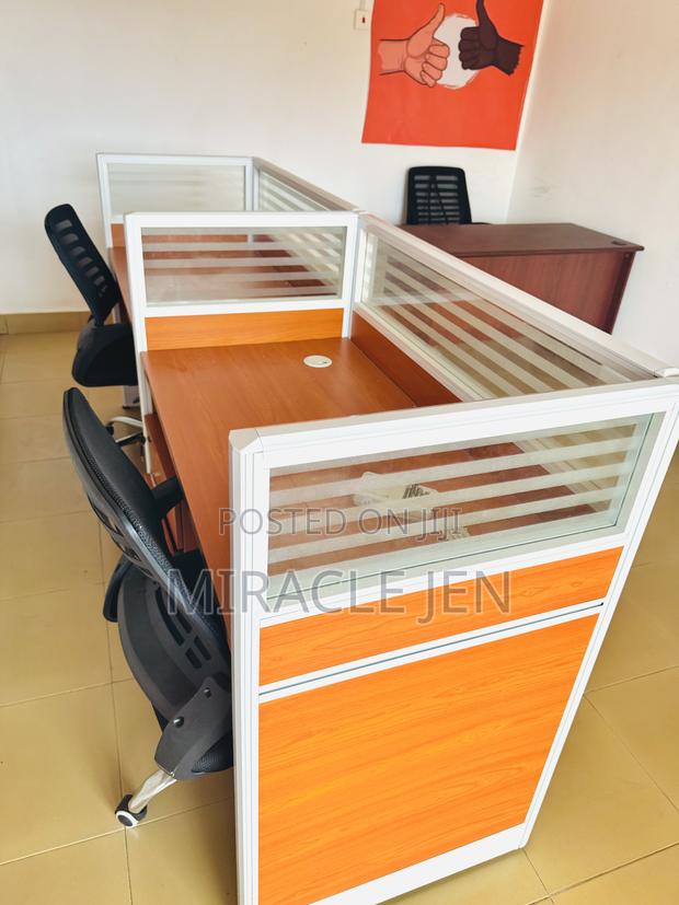 Work Station 2 in 1 With Office Chairs and Drawers photo 4