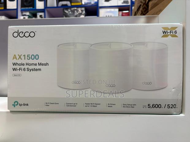 Deco X10 Ax1500 Whole Home Mesh Wi-fi 6 System