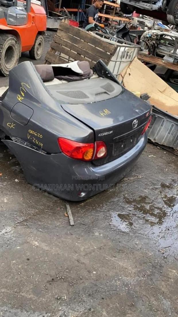 Back Cut 2009 Corolla