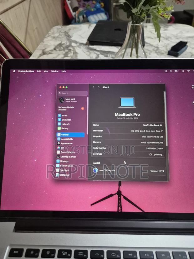 Laptop Apple MacBook Pro 2015 16GB Intel Core I7 SSD 256GB photo 4