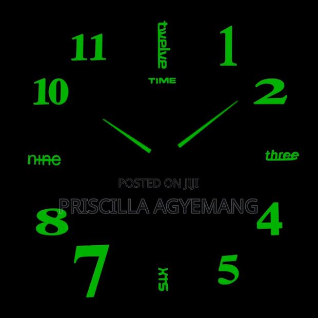 Grow in the Dark Wall Clock Avaliable