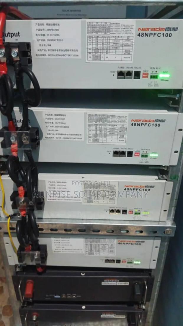 Solar Lithium Battery Narada 51.2v 100ah