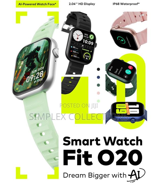 Itel Smartwatch Fit 020 2.04" Hd Display Ip68 Ai-Powered photo 3