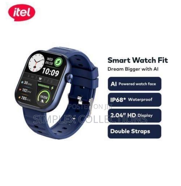 Itel Smartwatch Fit 020 2.04" Hd Display Ip68 Ai-Powered photo 2