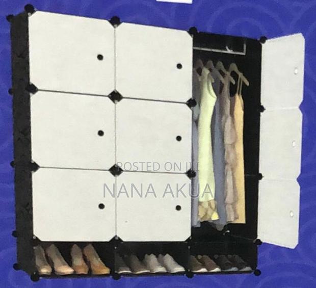 9 Cube Plastic Wardrobe