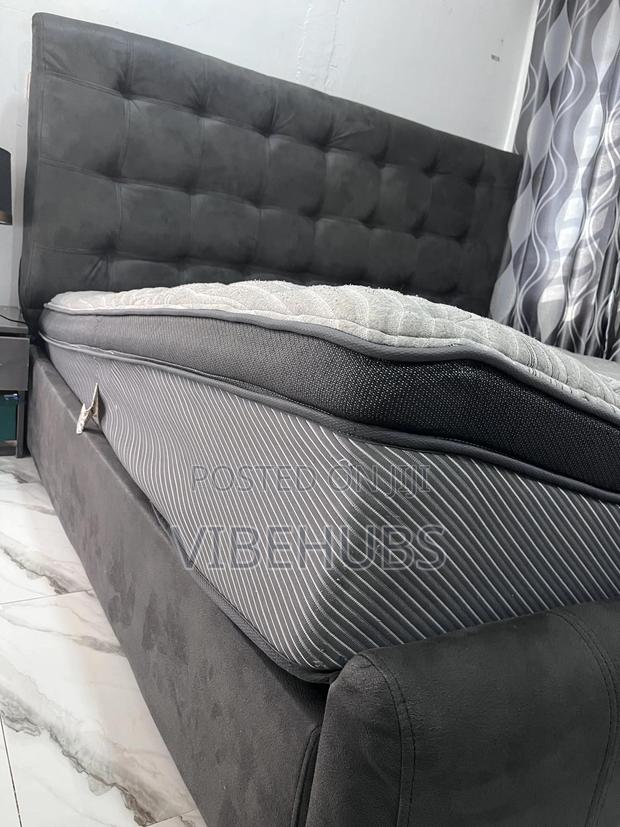 King Size Beauty Rest Mattress + Bed Frame photo 2