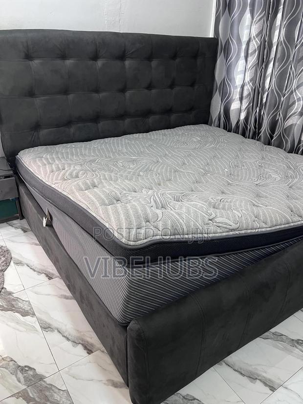 King Size Beauty Rest Mattress + Bed Frame photo 4