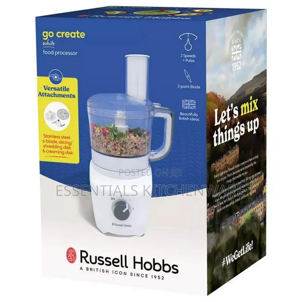 Russell Hobbs Go Create White Food Processor photo 2