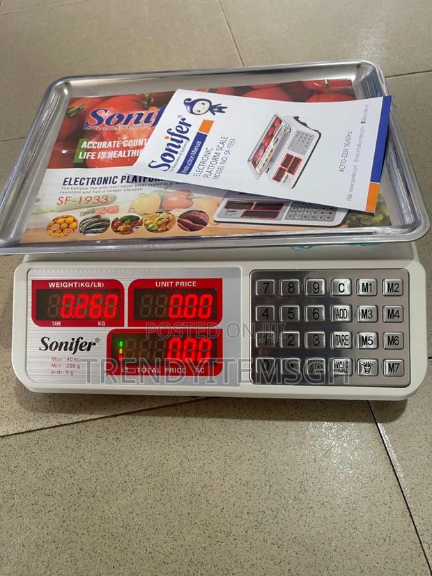 40kg Digital Electronic Stainless Steel Pricing Scale
