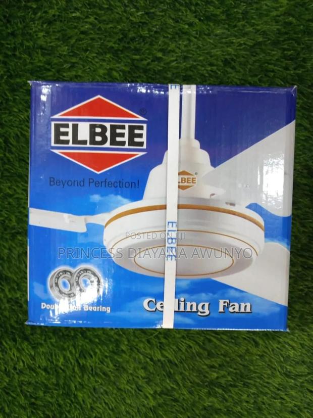 Elbee Long Blade Ceiling Fan - 900mm (White)