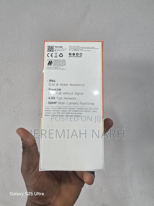 New Tecno Spark 40 Pro 128 GB Bronze photo 2