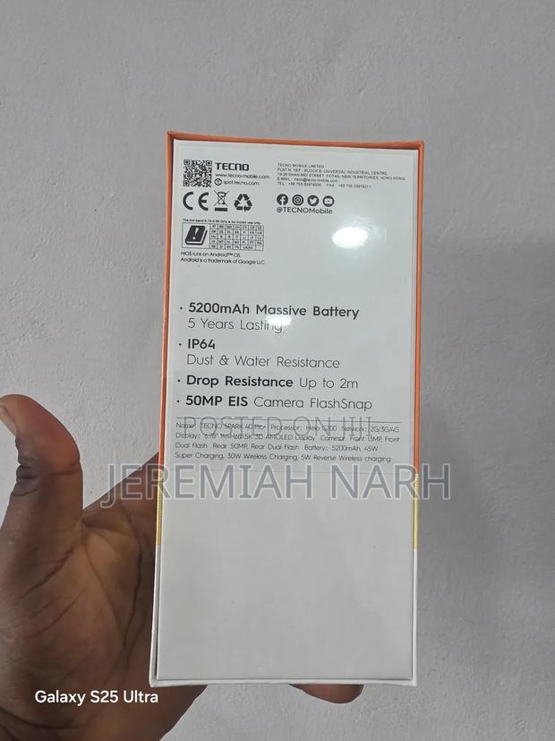 New Tecno Spark 40 Pro+ 128 GB Black photo 2