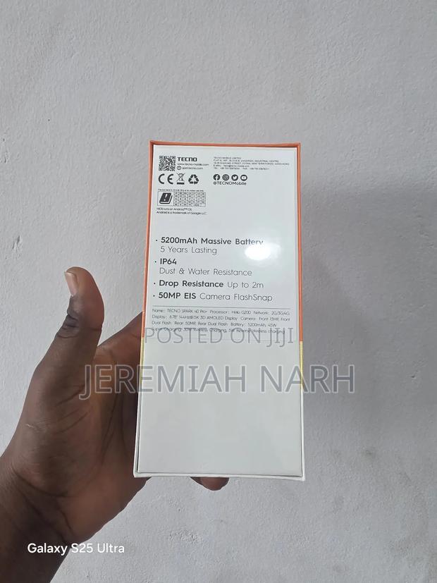 New Tecno Spark 40 Pro+ 256 GB Black photo 2