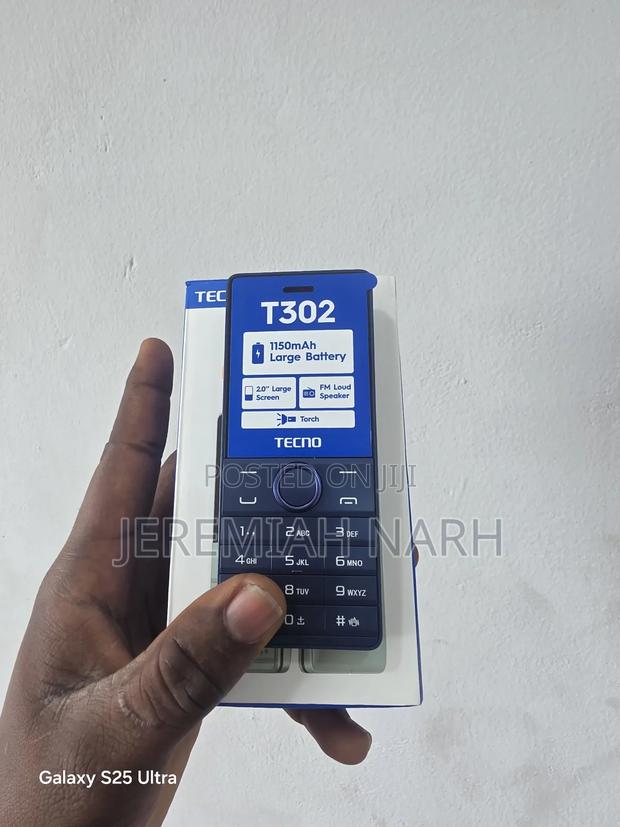 New Tecno T302 Black photo 2