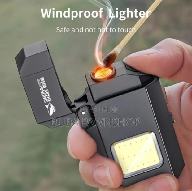 Smiling Shark Tip137 Mini Flashlight, Cob Keychain , Lighter