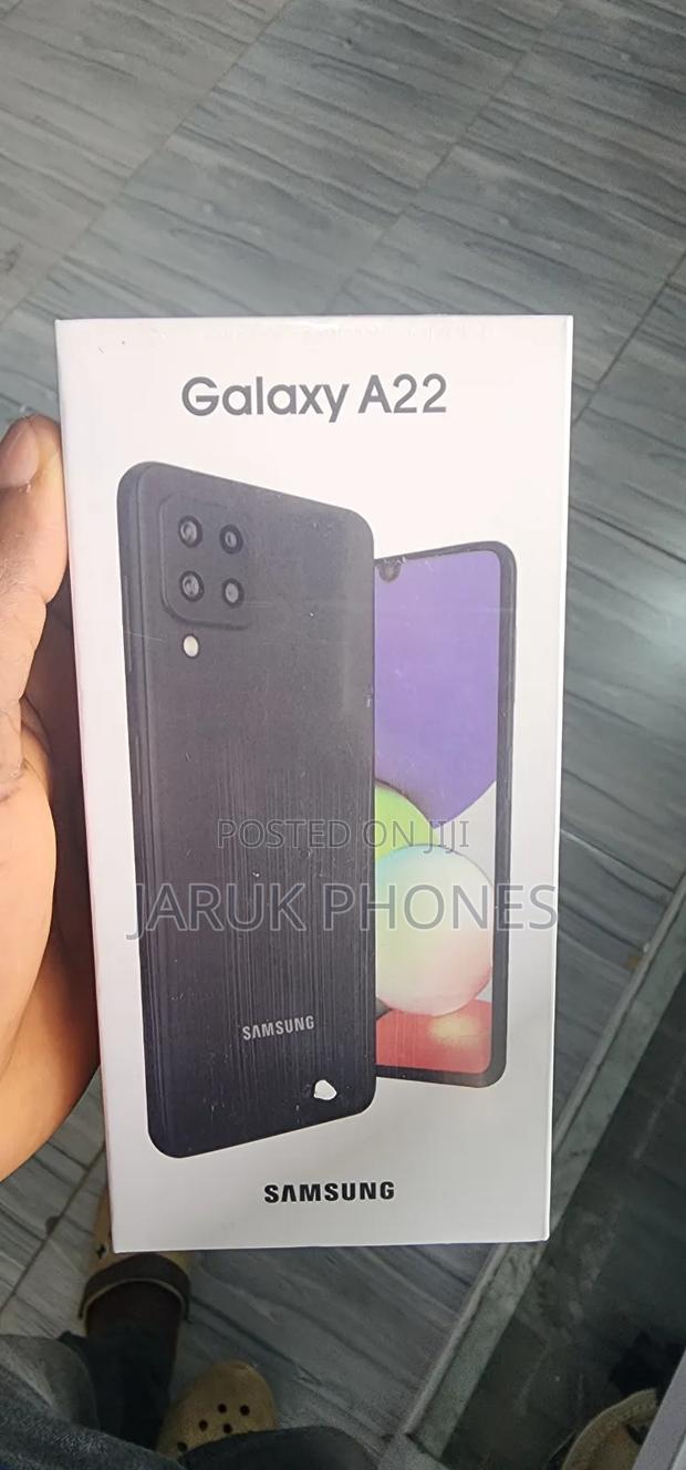 New Samsung Galaxy A22 128 GB Black photo 2