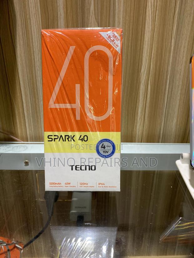 New Tecno Spark 40 128 GB Black