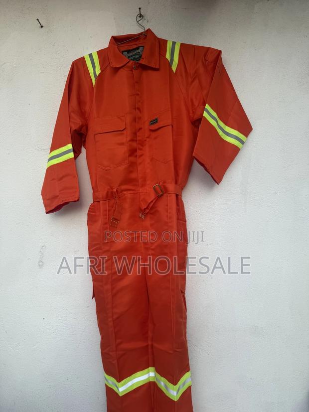 Reflective Safety Overall Coverall Straight