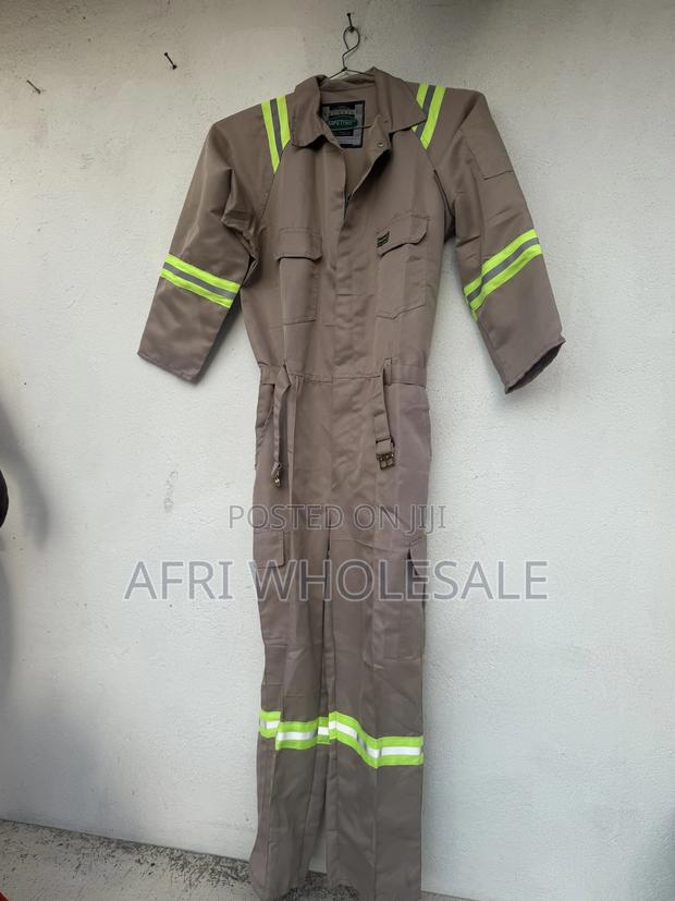 Reflective Safety Overall Coverall Straight