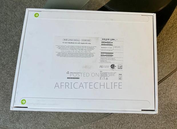 New Laptop Apple MacBook Air 2024 M3 16GB Apple M3 SSD 512GB · Photo 1