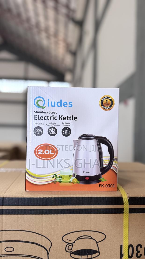 Quides 2lt Stainless Steel Kettle