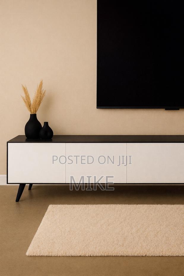 Exclusive Promo Black X White Standing Tv Console