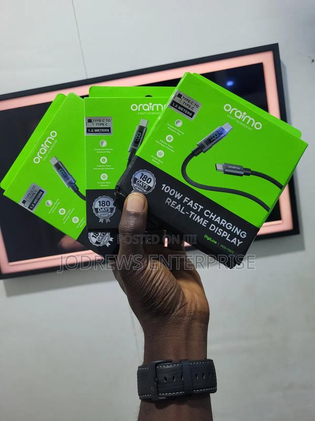 Oraimo Digiline 100w Type-C to Type-C Data Cable photo 2