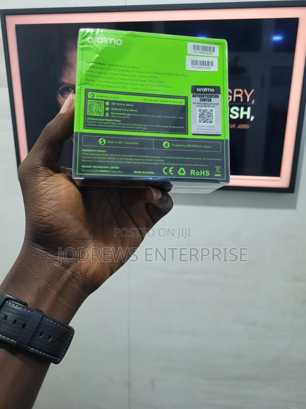Oraimo Watch 6 Pro 1.69" Full Touch Smart Watch photo 2