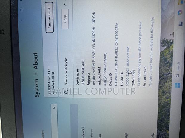 Laptop HP ProBook 450 G5 8GB Intel Core i5 HDD 500GB photo 13