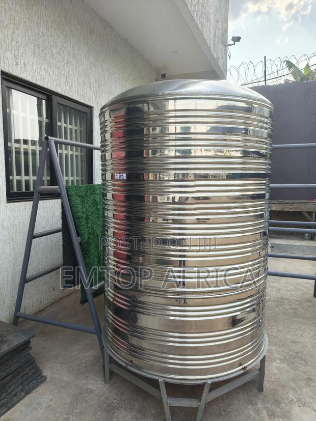 304 Stainless Steel Water Tank 2500l | 2.5 Ton Capacity | 10-Ywarranty photo 2