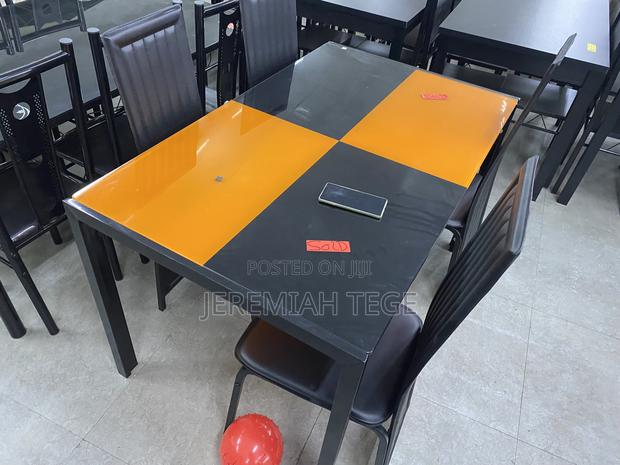 Quality Modern Glossy Glass Dining Set photo 2