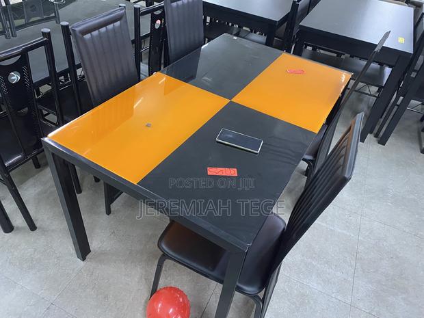 Quality Modern Glossy Glass Dining Set photo 3