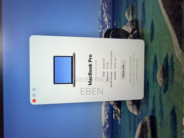 Laptop Apple MacBook Pro 2020 M1 16GB Apple M1 SSD 256GB photo 3
