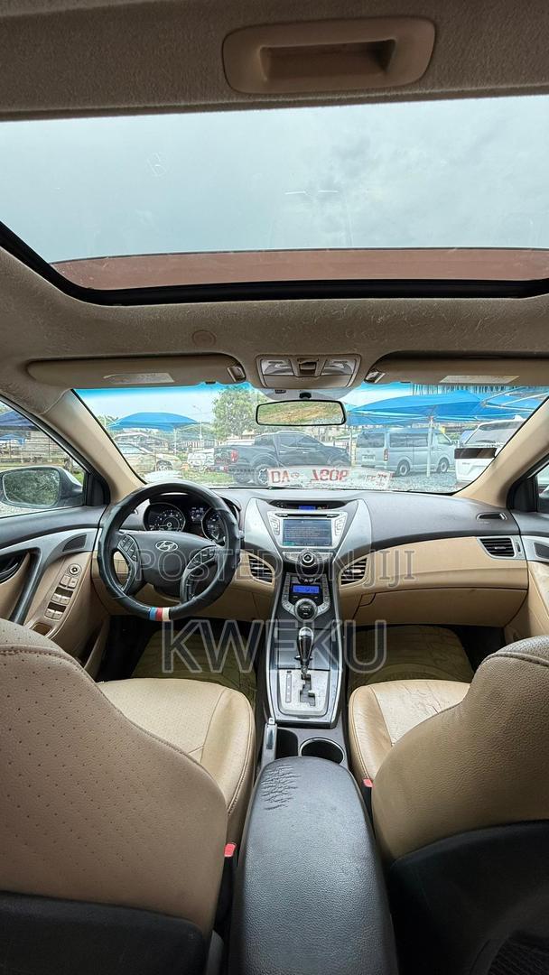 Hyundai Elantra Limited 4dr Sedan (1.8L 4cyl 6A) 2014 White photo 2