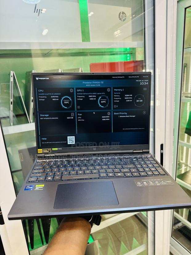 New Laptop Acer Predator Helios Neo 16 32GB Intel Core i9 SSD 1T photo 8