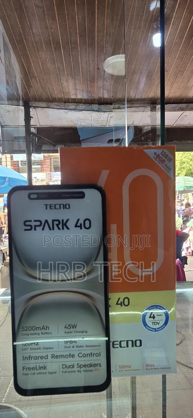 New Tecno Spark 40 128 GB Black photo 2