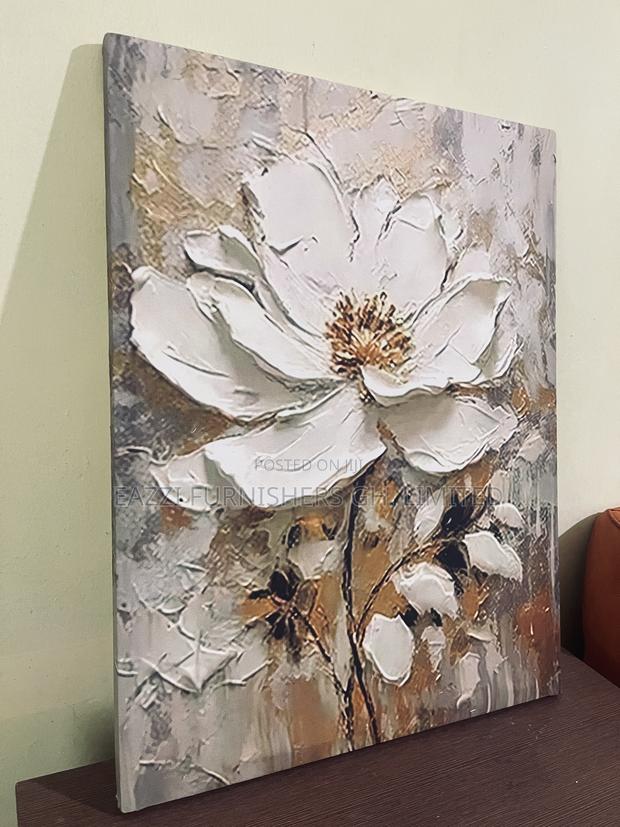 Floral Flower Wall Arts Canvas Frame Pop