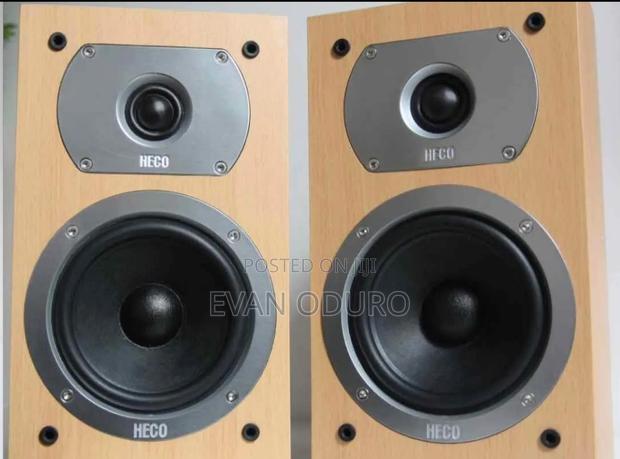 Power Leading German Brand Heco Bookshelf Speakers Good Sound Quality