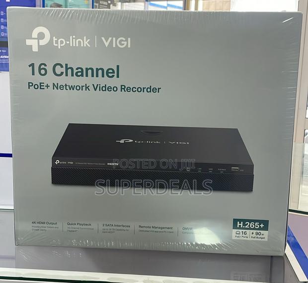 Tp-link Vigi 16 Channel Poe+ Network Video Recorder Nvr